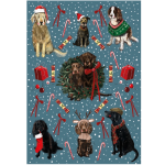 Utěrka AC - Xmas Dogs - 45*65 cm