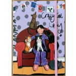 Zápisník větší - Xmas Cat Lady, A5