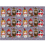 Prostírání korkové Xmas Cats; 29*21,5 cm