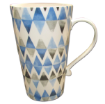 Blue pattern hrnek maxi; 0,8 l
