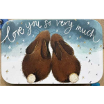 Dóza nízká Bunny Love 11*7*2 cm