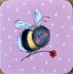 Podložka Bee 10*10 cm