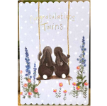 Přání Rabbits - k narození dítěte