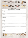 Kalendář plánovací týdenní - Delightful dogs