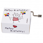 Hrací strojek narozeninový - Kočka - Happy Birthday