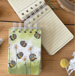 Bloček spirálový Bees and Daisies, A7