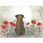 Prostírání korkové Border and Poppies, 29*21,5 cm
