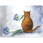 Prostírání korkové Cat and Agapanthus, 29*21,5 cm