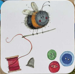 Dóza Sewing Bee 8,7*8,7*4 cm