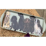 Tác melamin střední Dogs; 17*38 cm