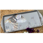 Tác melamin střední Owl; 17*38 cm