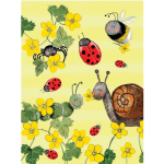 Notýsek Garden Friends, 9*12 cm