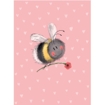 Notýsek Bee, 9*12 cm