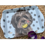 Tác melamin Doodle; 14*21 cm