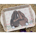 Tác melamin Rabbit; 14*21 cm