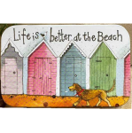 Dóza nízká Life is Better 11*7*2 cm