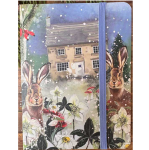Zápisník menší - Xmas Hares, A6
